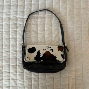 Cow Print Shoulder Bag Purse